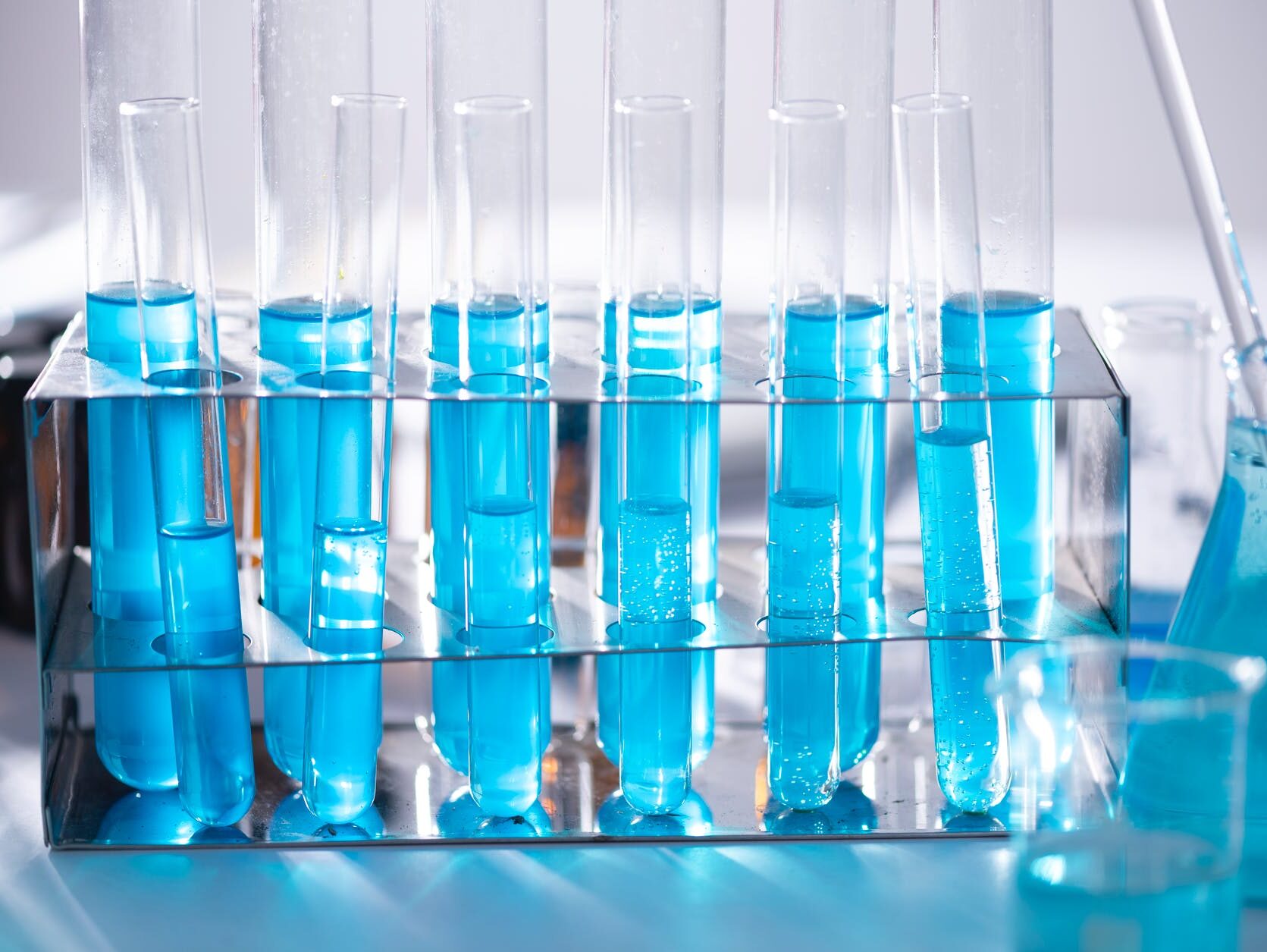 laboratory test tubes